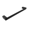 01 toalheiro metric simples 30cm preto fosco cony banho