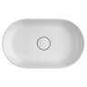 02 cuba oval de sobrepor 50cm branco