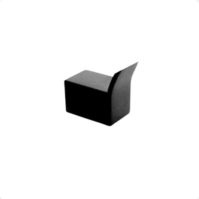 01 cabide metric simples preto fosco cony banho