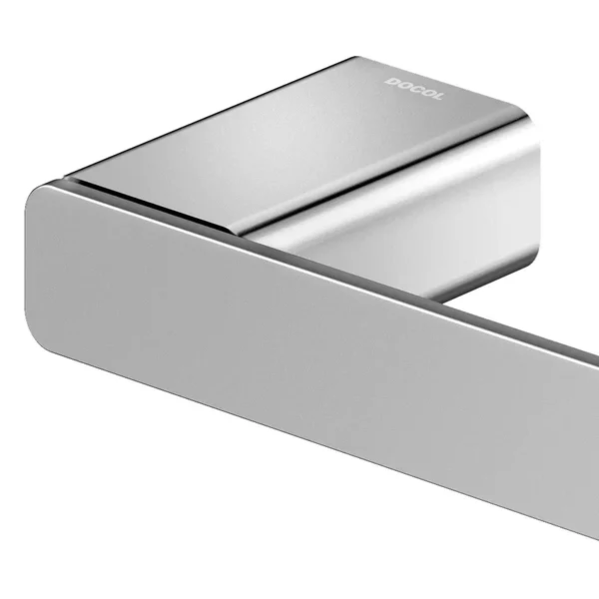 05 porta toalhas de rosto 300mm docol flat cromado docol